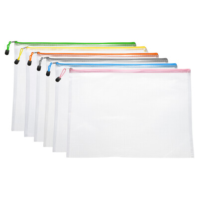 B6 Mesh Zipper Pencil Pouches for School and Office - Reinforced PVC Pen Cases for Highlighters and Calculators,Anhui Province Tianle Plastic Co.,Ltd ,B6 Mesh Zipper Pencil Pouches for School | Clear Pen Case & Electronic Accessories Travel Cable Organizer