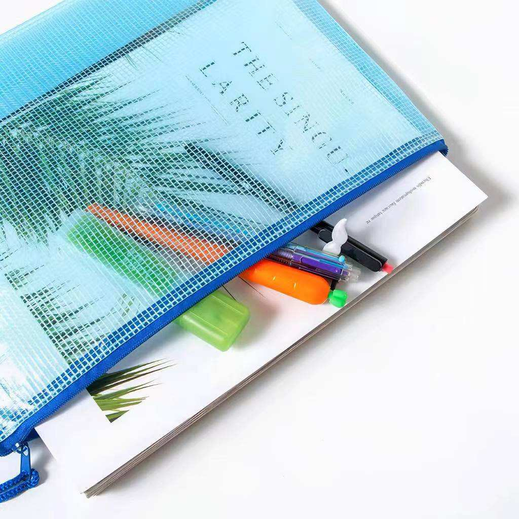 A5 Zipper Mesh Bags for Receipts and Bills Organization - Waterproof Clear Travel Pouches for Passports and Boarding Passes,Anhui Province Tianle Plastic Co.,Ltd ,A5 Zipper Mesh Bags for Receipts & Bills | Waterproof Travel Pouches for Passports & Family Medicine