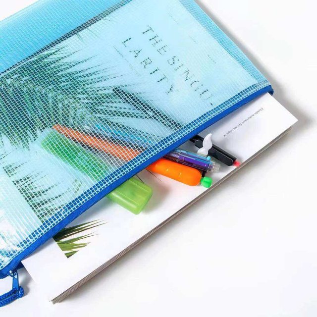 A5 Zipper Mesh Bags for Receipts and Bills Organization - Waterproof Clear Travel Pouches for Passports and Boarding Passes,Anhui Province Tianle Plastic Co.,Ltd ,A5 Zipper Mesh Bags for Receipts & Bills | Waterproof Travel Pouches for Passports & Family Medicine