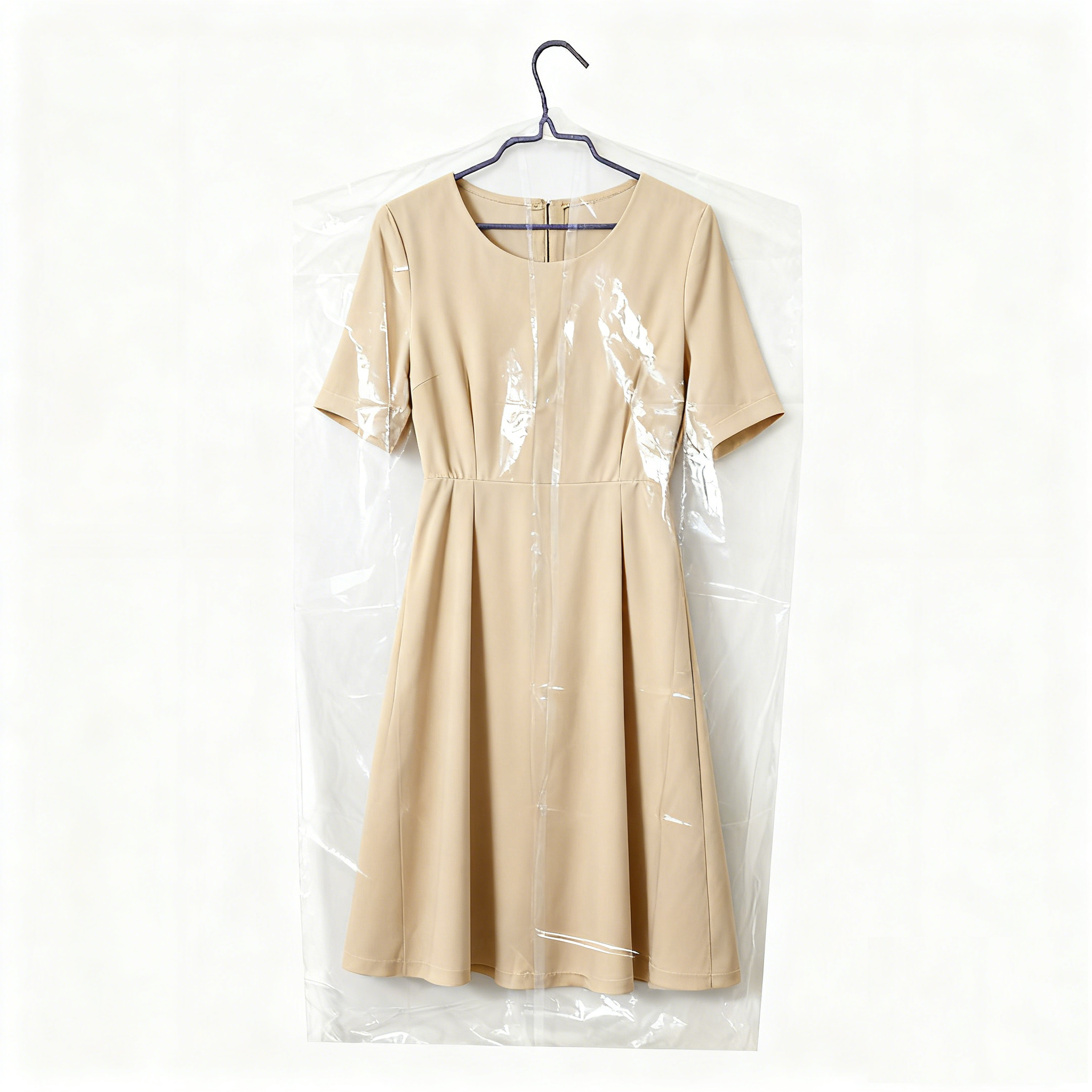 24x54" Clear Plastic Dress Bags for Hanging Clothes - Heavy Duty LDPE Garment Cover for Wardrobe Storage,Anhui Province Tianle Plastic Co.,Ltd ,24x54" Clear Plastic Dress Bags | Hanging Garment Covers