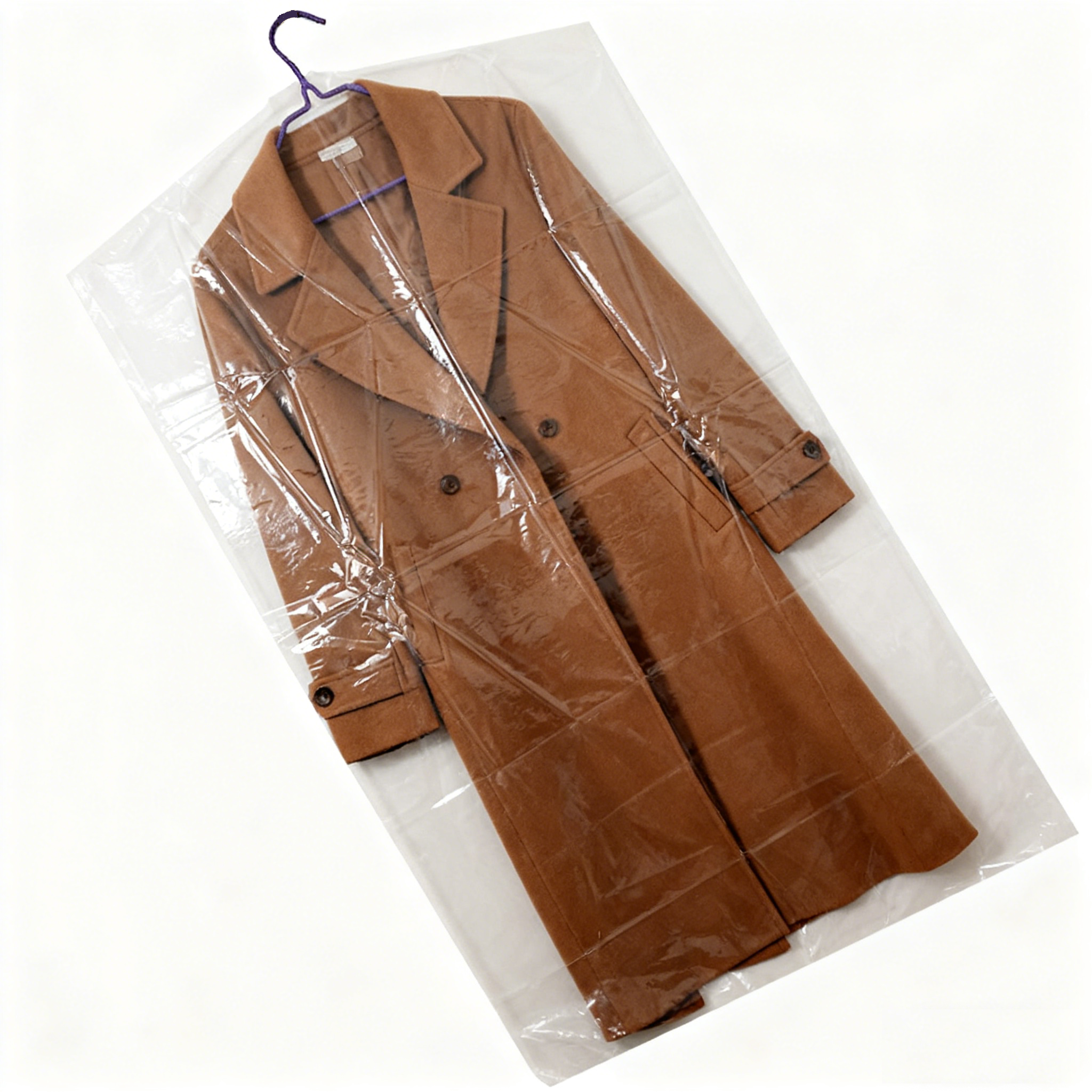 Extra Long 24x60" Clear Plastic Garment Bags - Hanging Gown & Maxi Dress Bags for Closet Storage,Anhui Province Tianle Plastic Co.,Ltd ,Extra Long Garment Bags 24x60" | Clear Gown & Dress Covers