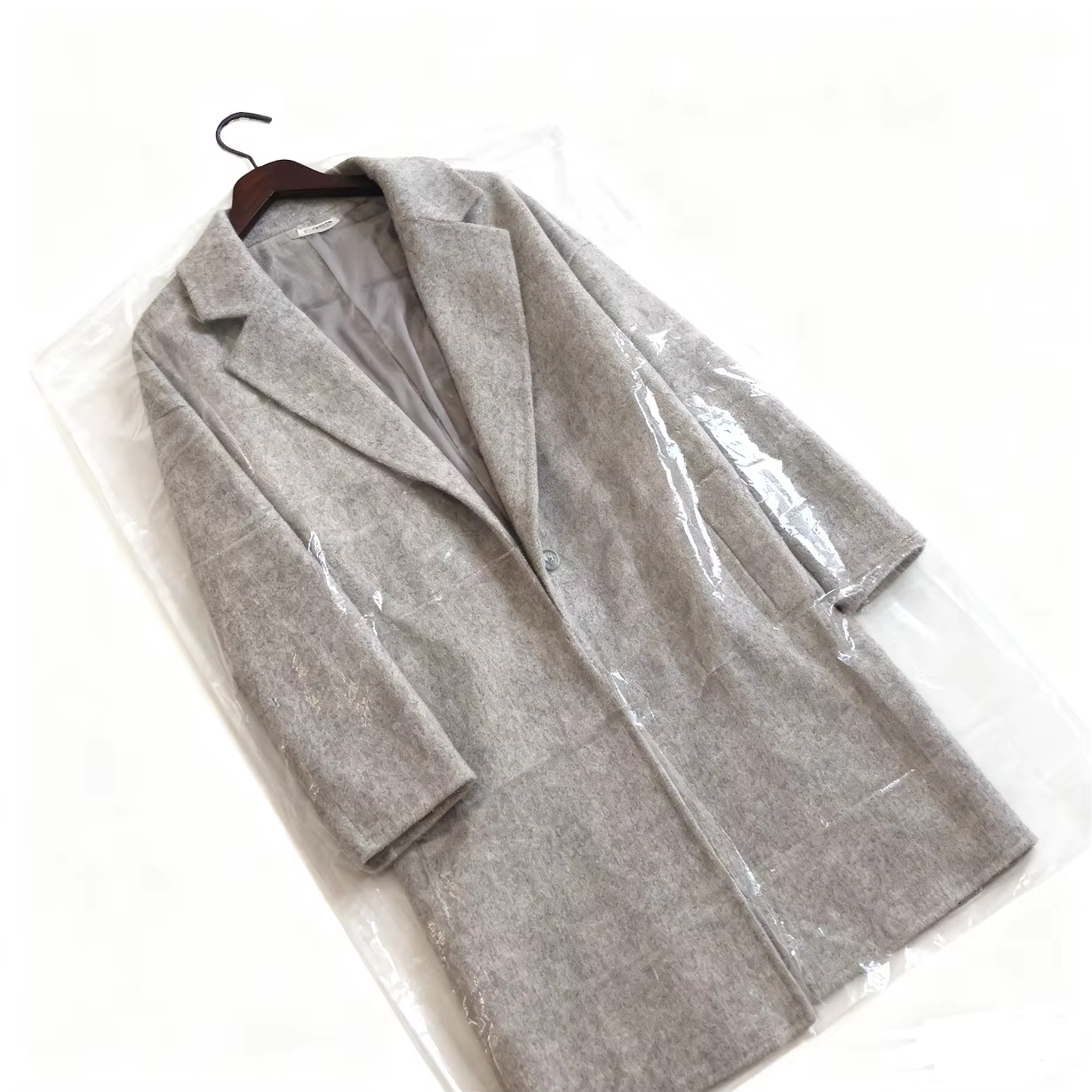 24x54" Clear Plastic Dress Bags for Hanging Clothes - Heavy Duty LDPE Garment Cover for Wardrobe Storage,Anhui Province Tianle Plastic Co.,Ltd ,24x54" Clear Plastic Dress Bags | Hanging Garment Covers