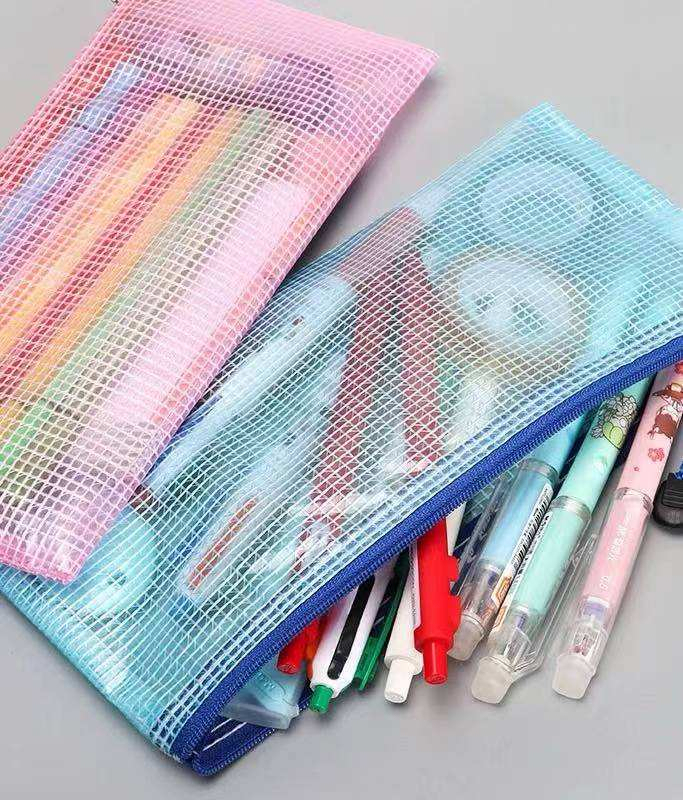 A6 Mini Mesh Zipper Pouches for Earphones and Charger Cables - Pocket Sized Clear Plastic Bags for Flash Cards,Anhui Province Tianle Plastic Co.,Ltd ,A6 Mini Mesh Zipper Pouches for Earphones | Pocket Sized Clear Bags for Flash Cards & Small Tech Accessories