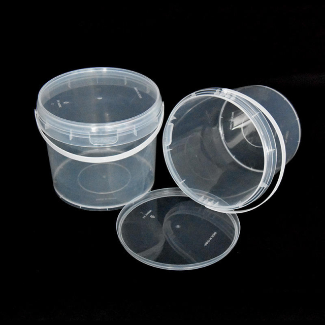 64 oz Clear Round Plastic Buckets with Tamper Evident Lids & Handles - Multi-Purpose Food Grade Containment for Sauce, Snacks, and Crafts,Anhui Province Tianle Plastic Co.,Ltd ,Half Gallon Tamper Evident Plastic Pails Wholesale | Clear PP Bucket with Handle