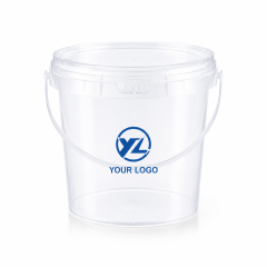 2 Gallon Large Plastic Buckets with Tamper Evident Tear-Strip Lids - Stackable Food Safe Storage Pail with Metal/Plastic Handle,Anhui Province Tianle Plastic Co.,Ltd ,Heavy Duty 2 Gallon Tamper Evident Buckets Bulk | Food & Industrial Grade