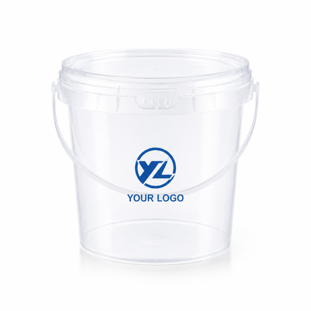 2 Gallon Large Plastic Buckets with Tamper Evident Tear-Strip Lids - Stackable Food Safe Storage Pail with Metal/Plastic Handle,Anhui Province Tianle Plastic Co.,Ltd ,Heavy Duty 2 Gallon Tamper Evident Buckets Bulk | Food & Industrial Grade