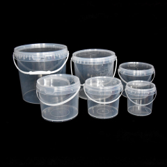 64 oz Clear Round Plastic Buckets with Tamper Evident Lids & Handles - Multi-Purpose Food Grade Containment for Sauce, Snacks, and Crafts,Anhui Province Tianle Plastic Co.,Ltd ,Half Gallon Tamper Evident Plastic Pails Wholesale | Clear PP Bucket with Handle