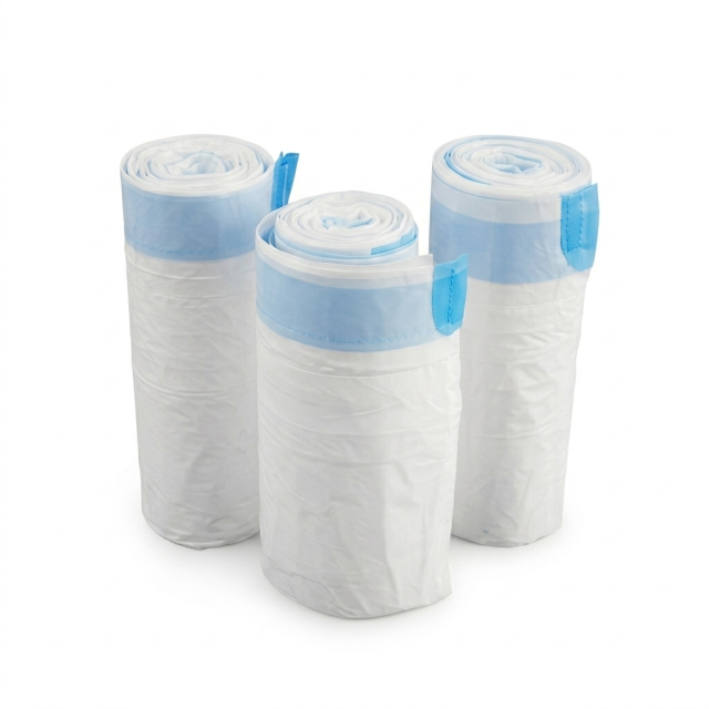 Extra Thick Cat Litter Box Bags with Drawstring - Tear-Proof Heavy Duty Waste Bags for Automatic Litter Box, Leakproof Odor-Control Pet Waste Drawer Liners,Anhui Province Tianle Plastic Co.,Ltd ,Heavy Duty Drawstring Litter Box Liners | Leakproof & Thick
