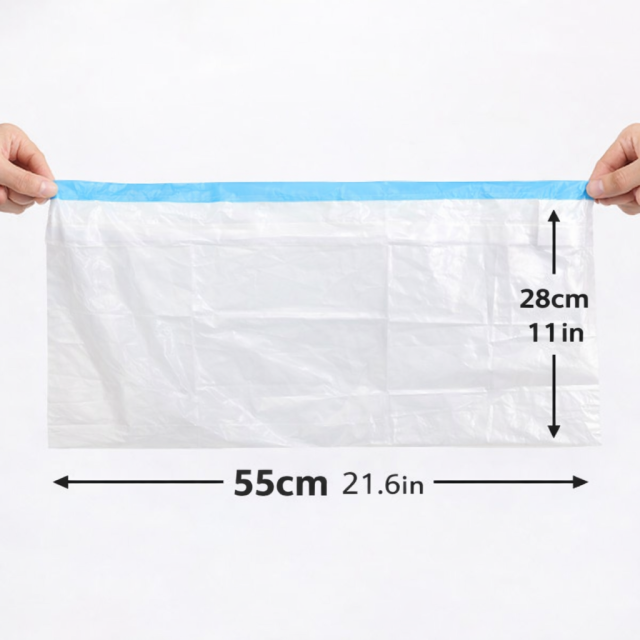 Bulk Cat Litter Box Liners on Roll - Drawstring Waste Bags Refills Compatible with Automatic Smart Litter Boxes, Economical Pet Supply Accessories for Multi-Cat,Anhui Province Tianle Plastic Co.,Ltd ,Bulk Drawstring Litter Box Liners Roll | Smart Refills