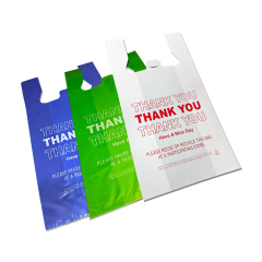 12"x7"x21" Thank You Takeout Bags for Restaurants,Anhui Province Tianle Plastic Co.,Ltd ,12"x7"x21" Thank You Takeout Bags | Restaurant Delivery