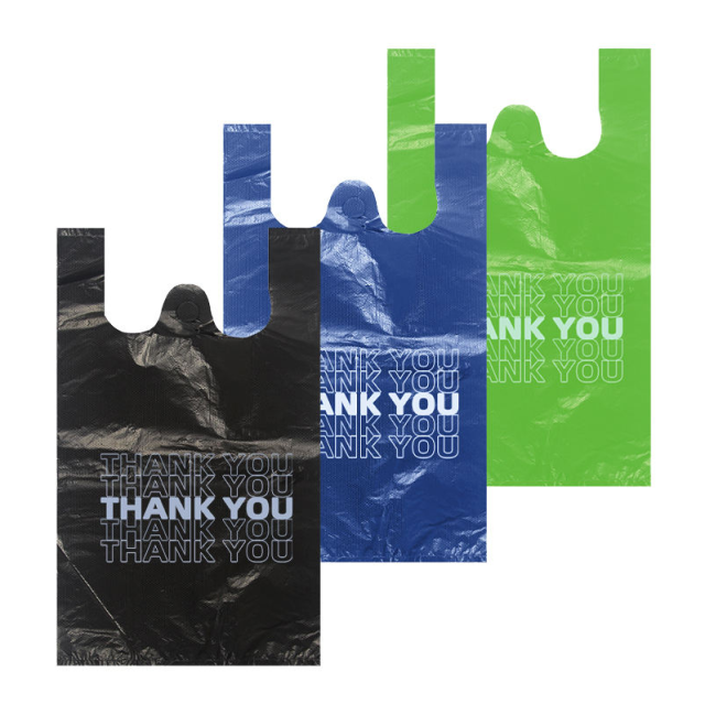 Standard 11.5"x6.5"x22" Grocery Shopping Bags with Thank You Print,Anhui Province Tianle Plastic Co.,Ltd ,11.5"x6.5"x22" Plastic Grocery Shopping Bags | 1/6 Bbl