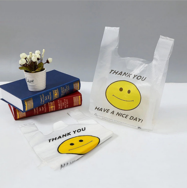 Standard 1/6 Bbl "Have A Nice Day" Grocery Bags,Anhui Province Tianle Plastic Co.,Ltd ,11.5"x6.5"x22" Have A Nice Day Grocery Shopping Bags