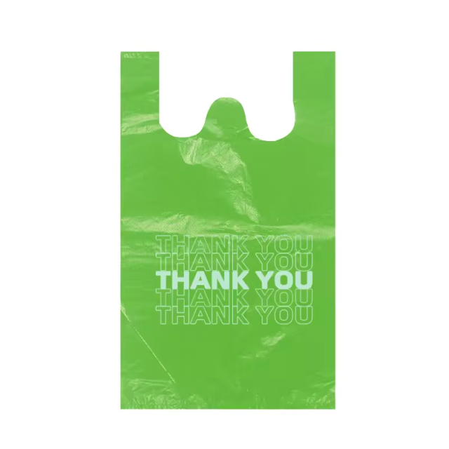 Small 8"x4"x15" Plastic Thank You Bags for Convenience Stores,Anhui Province Tianle Plastic Co.,Ltd ,Small 8"x4"x15" Thank You T-Shirt Bags | Convenience Store