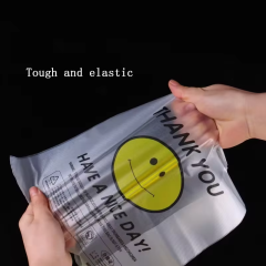Large 15"x8"x24" Thank You Retail Bags with Warm Greeting,Anhui Province Tianle Plastic Co.,Ltd ,Large 15"x8"x24" Retail Thank You Bags | Gift Shops