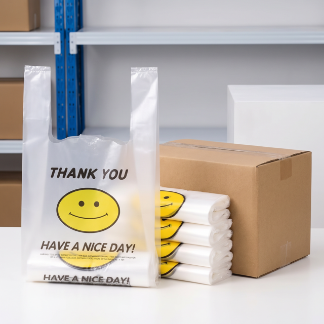 Large 15"x8"x24" Thank You Retail Bags with Warm Greeting,Anhui Province Tianle Plastic Co.,Ltd ,Large 15"x8"x24" Retail Thank You Bags | Gift Shops