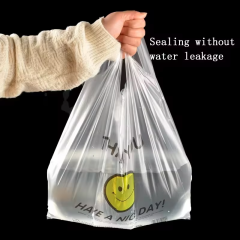 11"x6"x20" Have A Nice Day Produce Bags for Farmer's Markets,Anhui Province Tianle Plastic Co.,Ltd ,11"x6"x20" Produce Thank You Bags | Farmer's Market