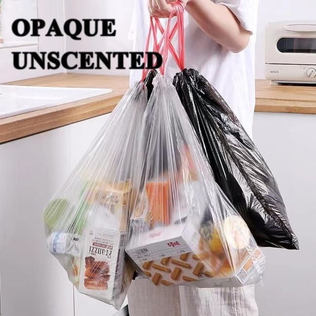 13 Gallon Black Drawstring Tall Kitchen Trash Bags,Anhui Province Tianle Plastic Co.,Ltd ,13 Gallon Black Drawstring Tall Kitchen Trash Bags
