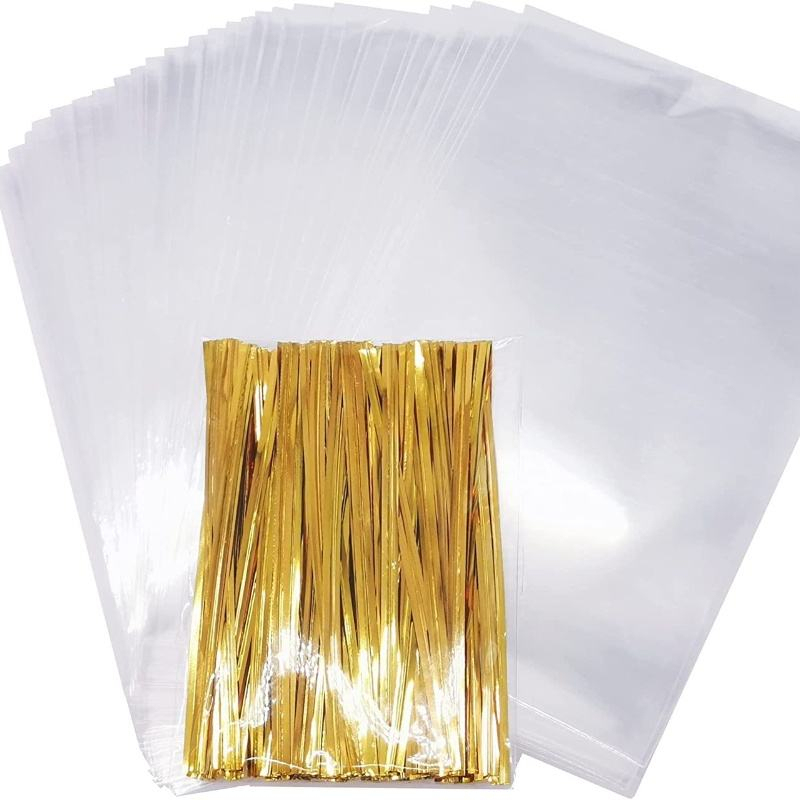 Bulk Clear Popcorn Bags with Twist Ties for Concession Stands,Anhui Province Tianle Plastic Co.,Ltd ,Bulk Clear Popcorn Bags with Ties | Concession Stand Supplies