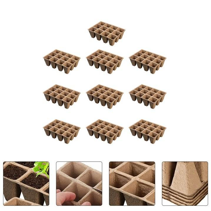 Paper Pulp Propagation Trays for Seed Germination and Nursery,Anhui Province Tianle Plastic Co.,Ltd ,Paper Pulp Propagation Trays for Seed Germination