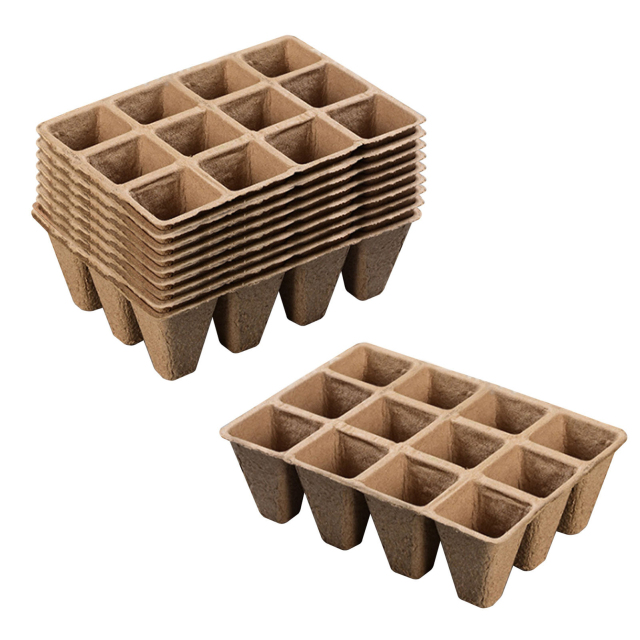 Sustainable Paper Pulp Seedling Trays for Nursery and Garden,Anhui Province Tianle Plastic Co.,Ltd ,Sustainable Paper Pulp Seedling Trays for Nursery