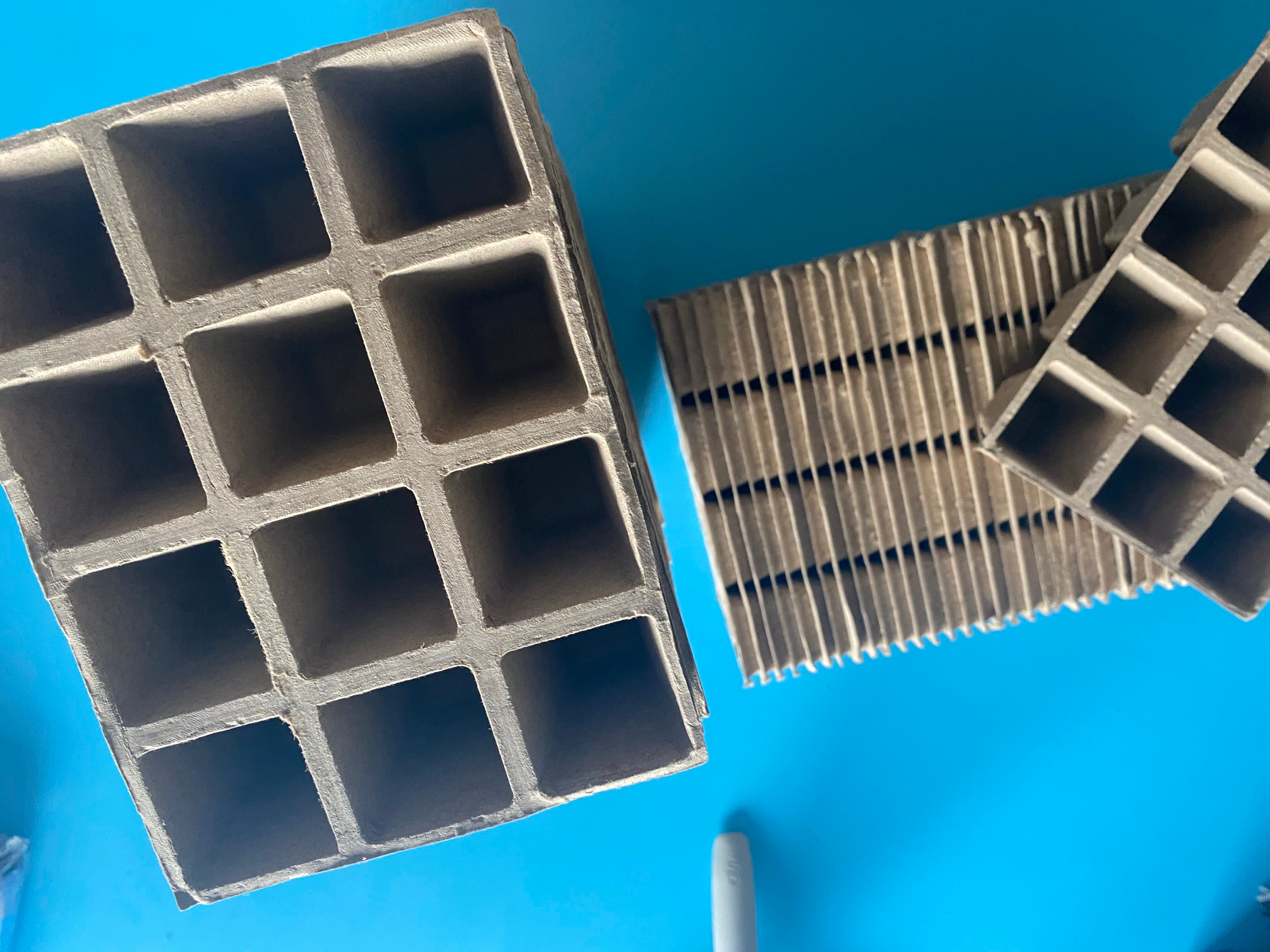 Paper Pulp Nursery Trays for Seed Starting and Transplanting,Anhui Province Tianle Plastic Co.,Ltd ,Paper Pulp Nursery Trays for Seed Starting