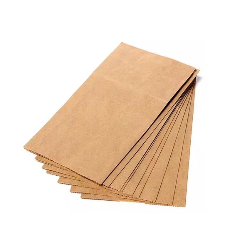 4"x2.5"x8" Recyclable Brown Kraft Paper Bags for Bakery & Snacks (2 lb),Anhui Province Tianle Plastic Co.,Ltd ,4"x2.5"x8" Brown Kraft Bakery Bags | 2 lb Recyclable