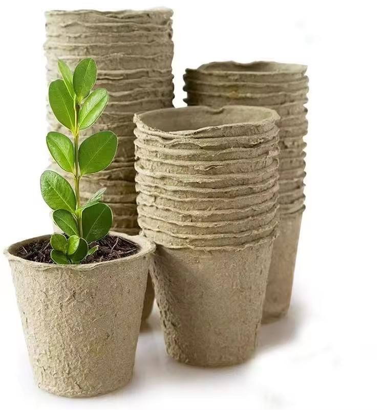 3-Inch Biodegradable Paper Pulp Seed Starter Pots,Anhui Province Tianle Plastic Co.,Ltd ,3-Inch Biodegradable Paper Pulp Seed Starter Pots