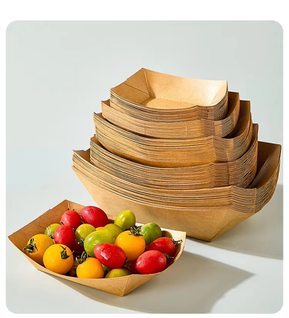 Wholesale Bulk Stackable Kraft Food Trays | Eco Concession Supplies,Anhui Province Tianle Plastic Co.,Ltd ,Wholesale Bulk Stackable Kraft Food Trays | Eco Supplies