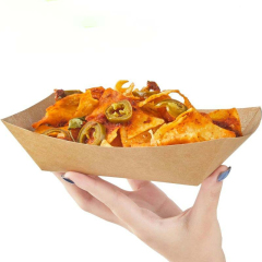 5 lb Extra Large Recyclable Kraft Food Boats for BBQ & Catering,Anhui Province Tianle Plastic Co.,Ltd ,5 lb Extra Large Kraft Food Boats | Recyclable BBQ Trays
