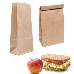 4.5"x5" Grease-Resistant Kraft Paper Bags for Donuts, Fries & Fried Snacks,Anhui Province Tianle Plastic Co.,Ltd ,4.5"x5" Grease-Resistant Kraft Bags for Donuts & Fries
