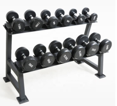 Black Fixed Rubber Dumbbell,MY SHOP,Black Fixed Rubber Dumbbell