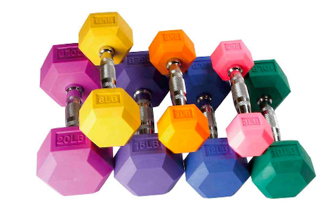 Colorful HEX Dumbbell,MY SHOP,Colorful HEX Dumbbell