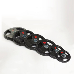 three-hole rubber coated steel weight plates with handle,MY SHOP,three-hole rubber coated steel weight plates with handle