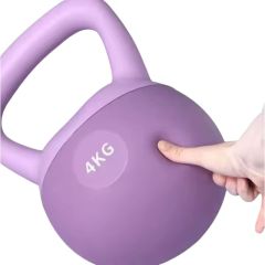 Wholesale Custom Gym Fitness PVC Soft Kettlebell Personalized Training Kettlebell,dilifitness,Soft PVC Kettlebell for Workout & Strength Training