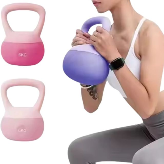 Wholesale Custom Gym Fitness PVC Soft Kettlebell Personalized Training Kettlebell,dilifitness,Soft PVC Kettlebell for Workout & Strength Training