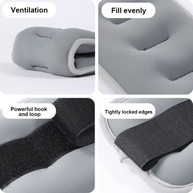 Skin-Friendly Extra Wide Hook and Loop Strap Sand Filled Leg Wrist Ankle Weights,dilifitness,Skin-Friendly Extra Wide Hook and Loop Strap Sand Filled Leg Wrist Ankle Weights