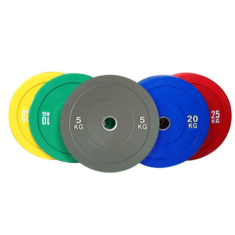Commercial Gym Color Rubber Bumper Bodybuilding Disc with Steel Inner Hub,dilifitness,Gym Color Rubber Barbell Plates Rubber Weight Lifting Plates