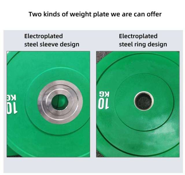 Commercial Gym Color Rubber Bumper Bodybuilding Disc with Steel Inner Hub,dilifitness,Gym Color Rubber Barbell Plates Rubber Weight Lifting Plates