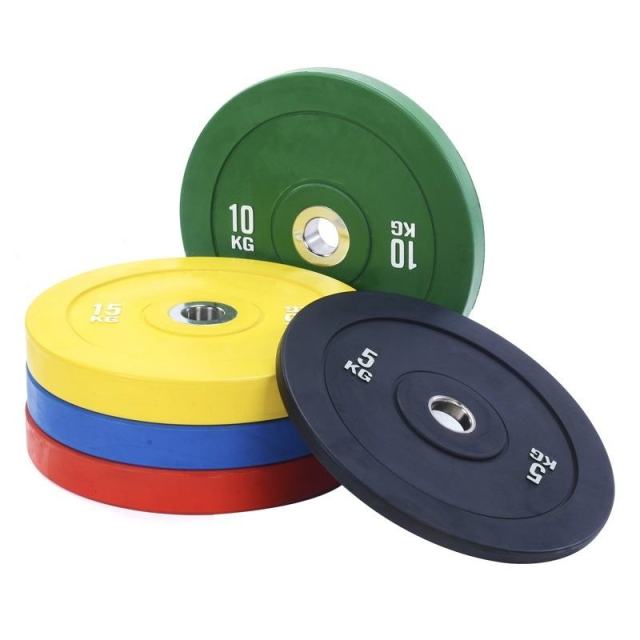 Commercial Gym Color Rubber Bumper Bodybuilding Disc with Steel Inner Hub,dilifitness,Gym Color Rubber Barbell Plates Rubber Weight Lifting Plates