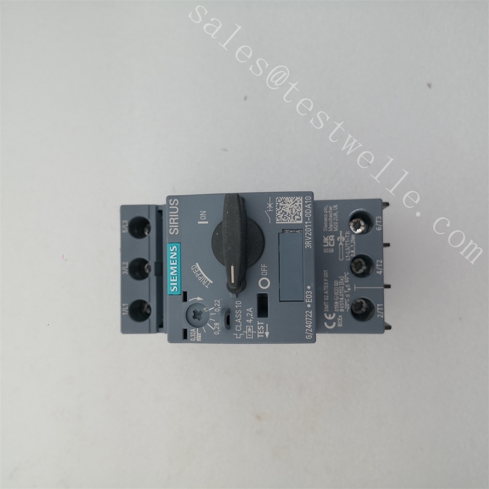 Siemens 3RV2011‑0DA10 Small‑Current Thermal Overload Breaker