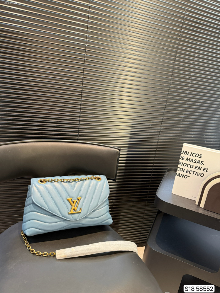 Louis Vuitton women's shoulder cross arm chain bag