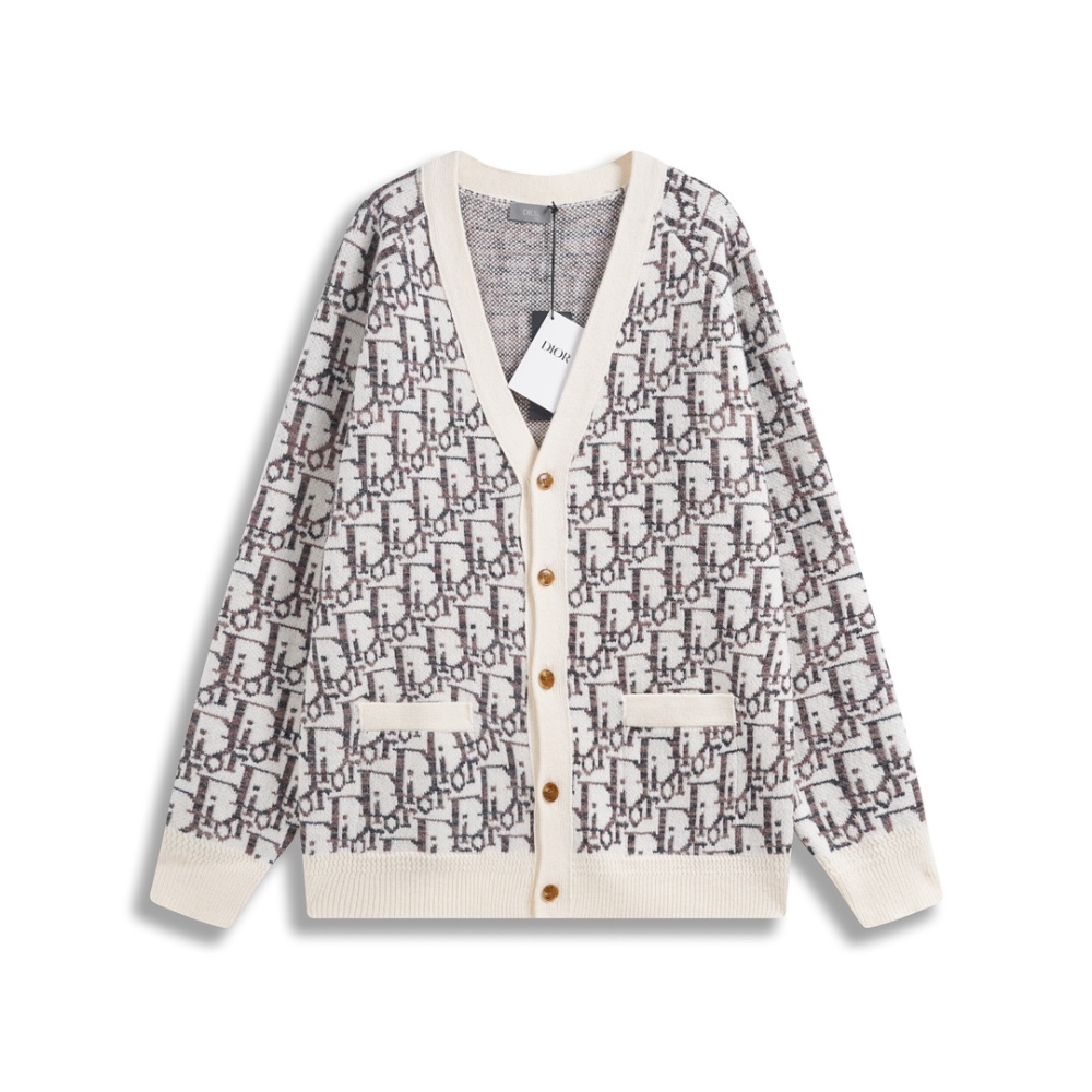 DIOR Wool Cardigan Sweater