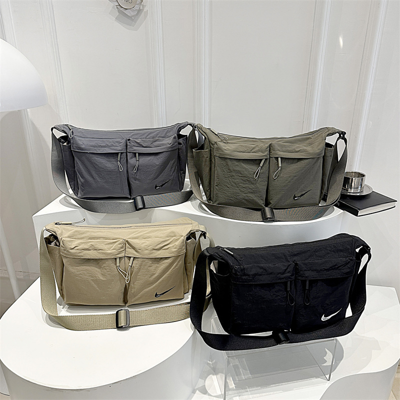 NIKE 4-color men's and women's casual sports shoulder bag