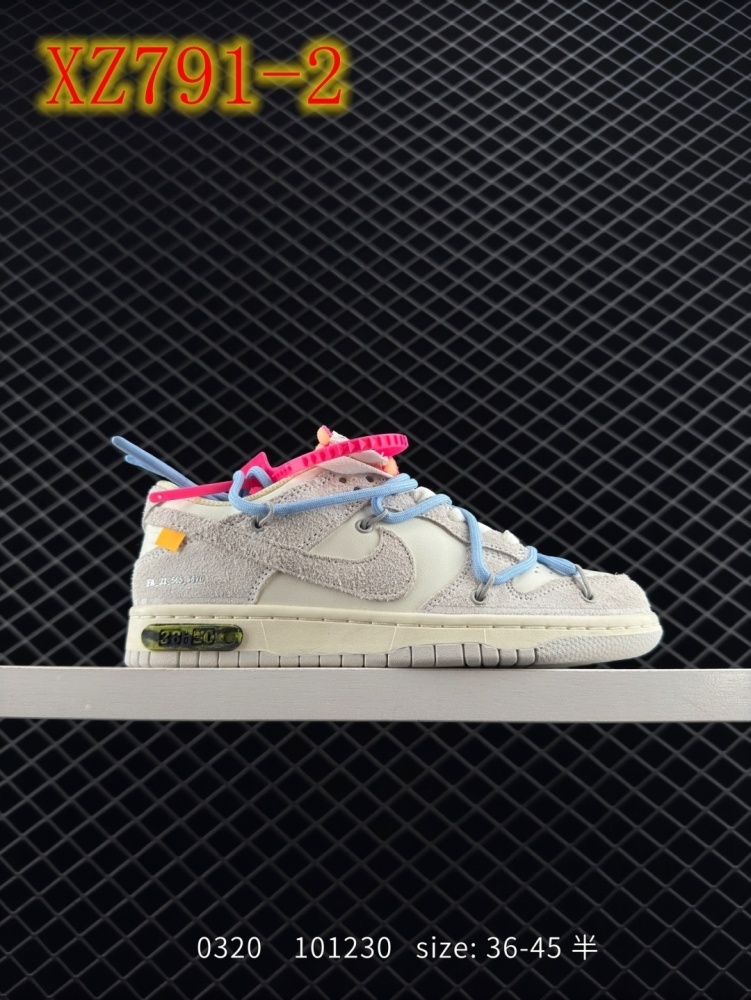 XZ791 Off-White?x NIKE Dunk Low”The 50“OW