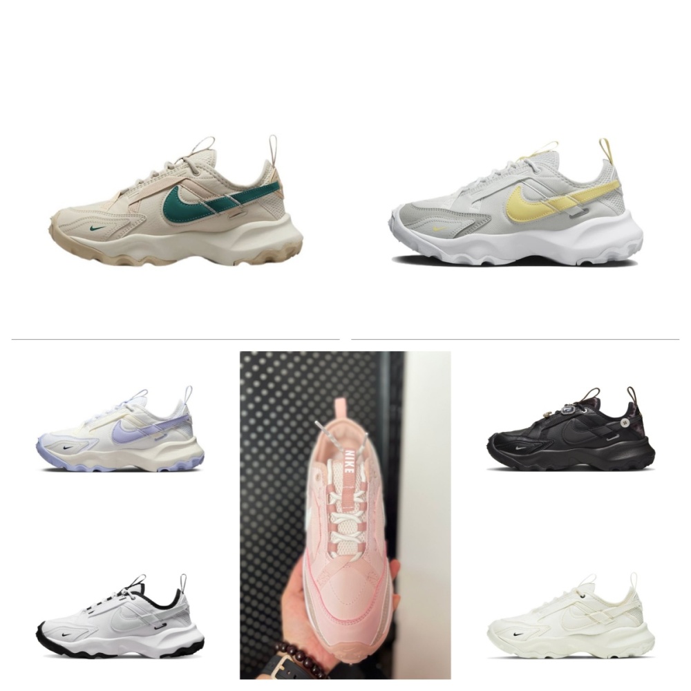 NIKE TC7900 unisex chunky casual versatile height-increasing retro cushioning low-top platform running shoes