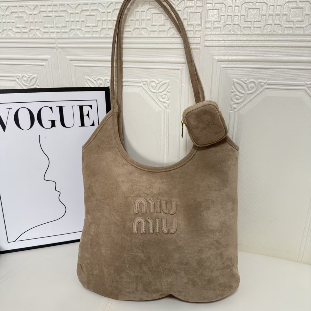 MIUMIU Women's Fashion Suede Shoulder Bag