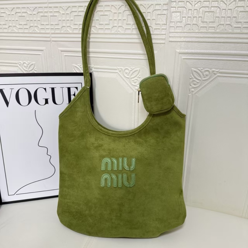 MIUMIU Women's Fashion Suede Shoulder Bag