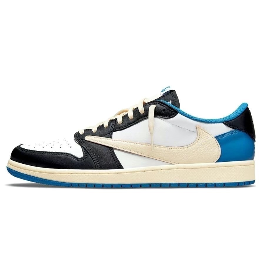 NIKE AJ1 Low-Top Basketball Shoes - Collaboration with Lightning Swoosh - Unisex Sports Shoes