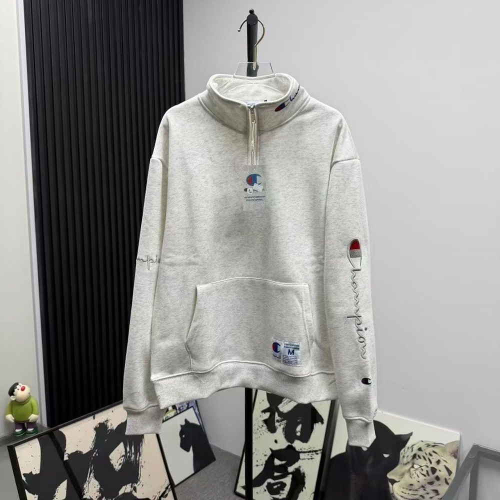 Champion Embroidered Men's and Women's Casual Sweatshirt