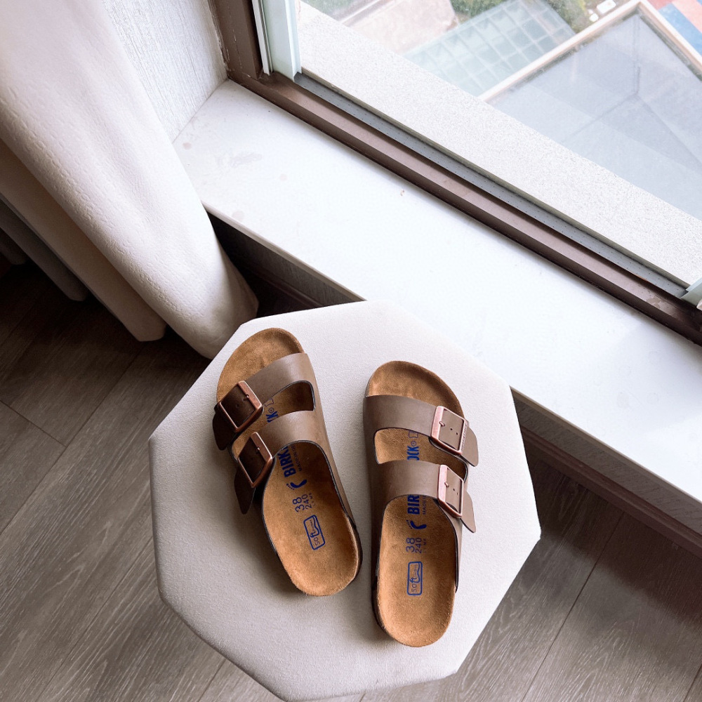 BIRKENSTOCK Spring\/Summer Fashion Leather Slippers for Men and Women